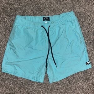 Mens billabong blue swim shorts/ trunks